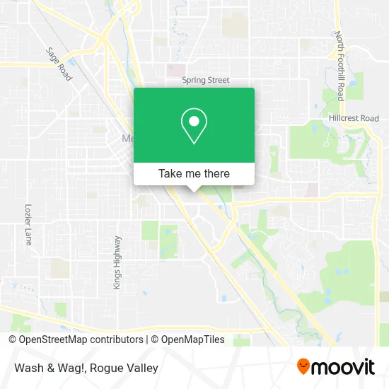 Wash & Wag! map