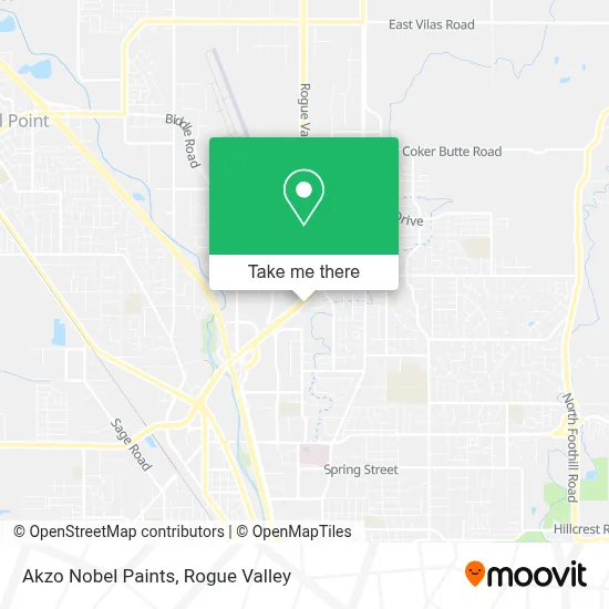 Akzo Nobel Paints map