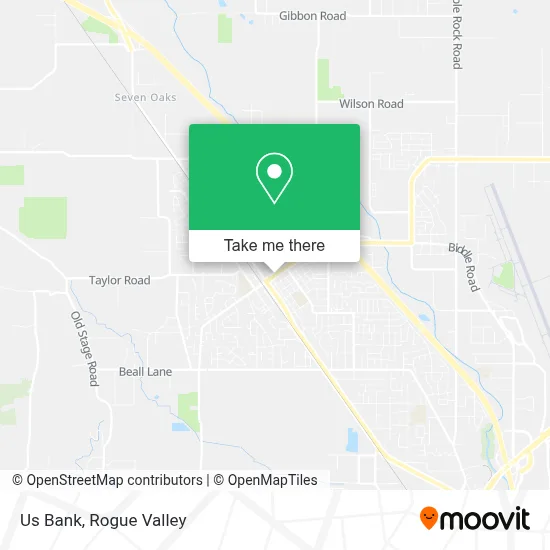 Us Bank map