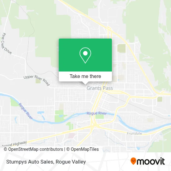 Stumpys Auto Sales map