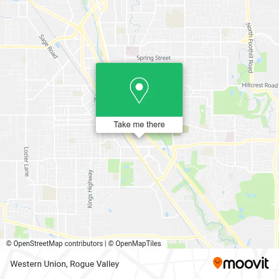 Western Union map