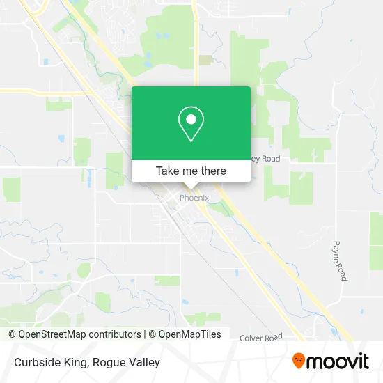 Curbside King map