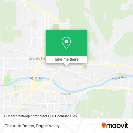 The Auto Doctor map