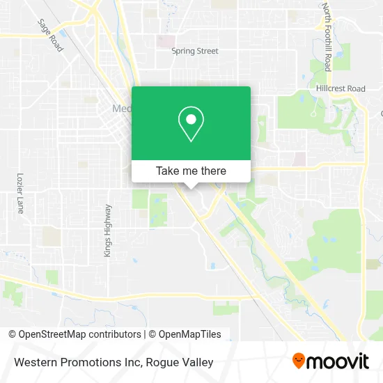 Western Promotions Inc map