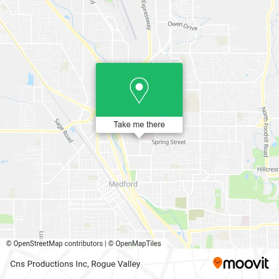 Cns Productions Inc map