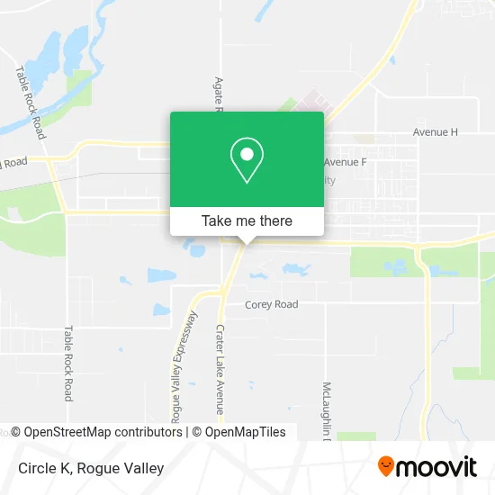 Circle K map