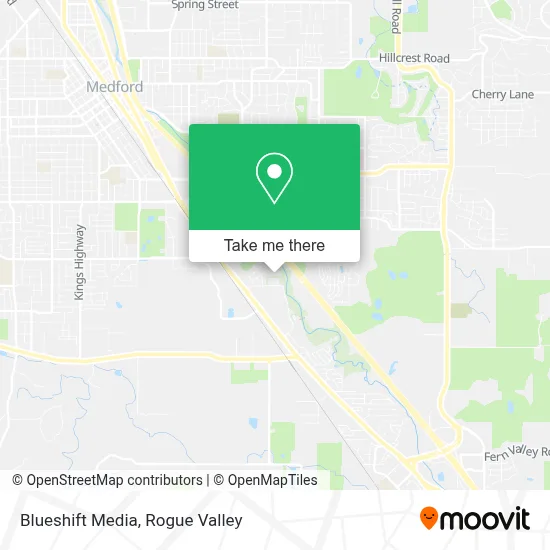 Blueshift Media map