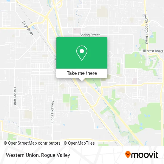 Western Union map