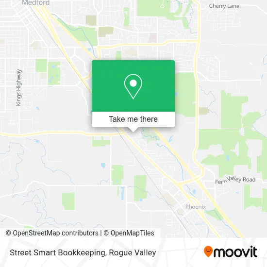 Street Smart Bookkeeping map