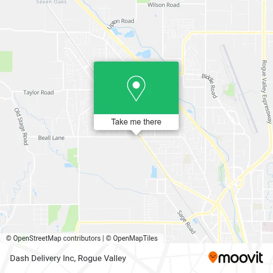 Dash Delivery Inc map