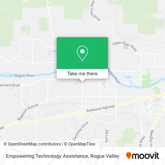 Empowering Technology Assistance map