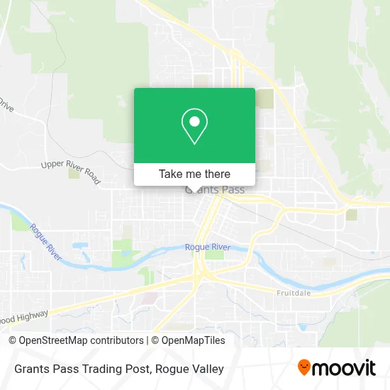Grants Pass Trading Post map