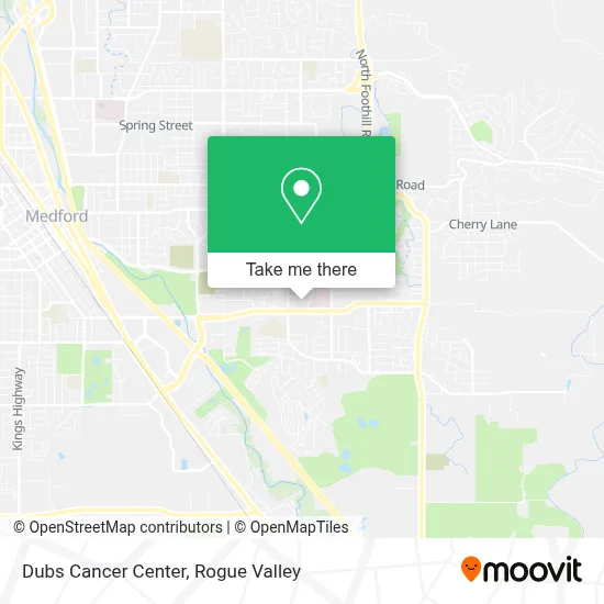 Dubs Cancer Center map