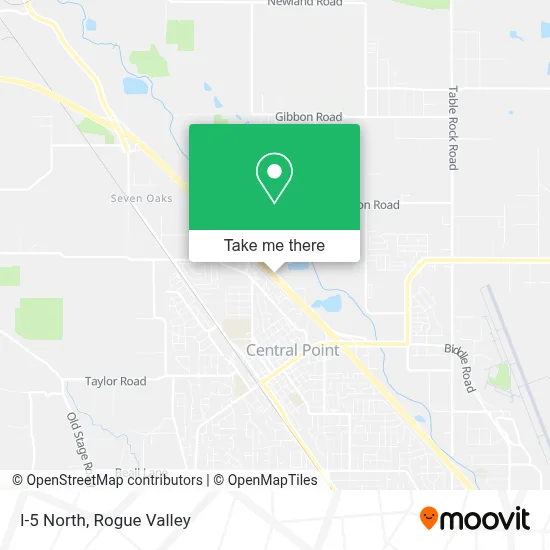 I-5 North map