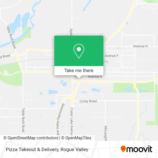 Pizza Takeout & Delivery map