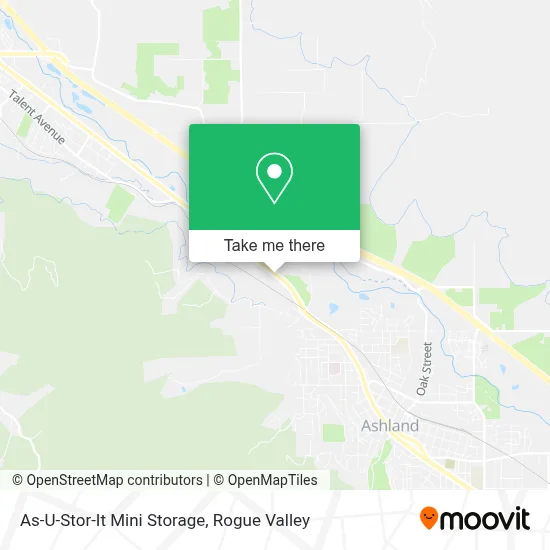 As-U-Stor-It Mini Storage map