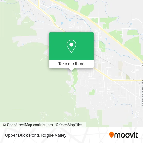 Upper Duck Pond map