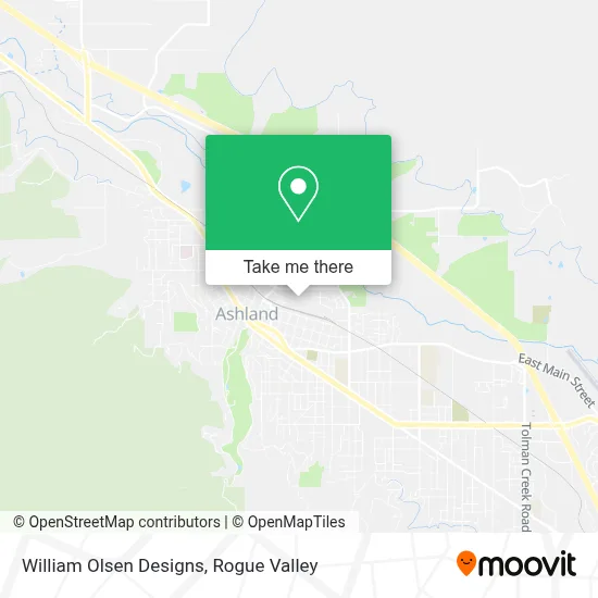 William Olsen Designs map