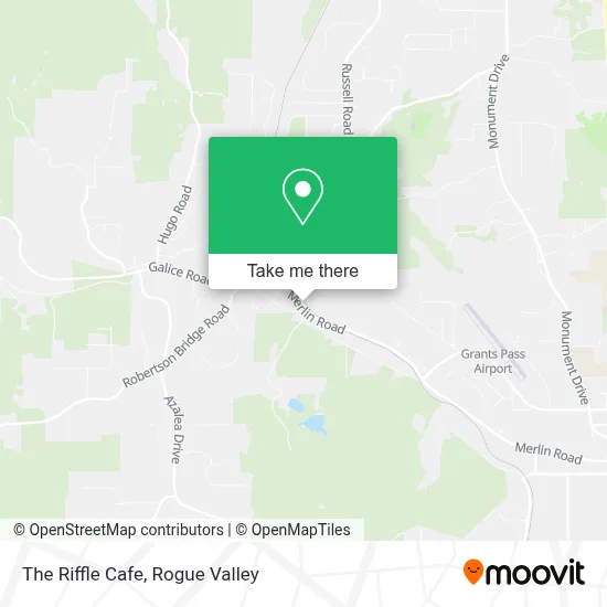 The Riffle Cafe map