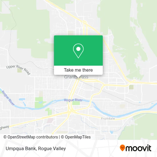 Umpqua Bank map