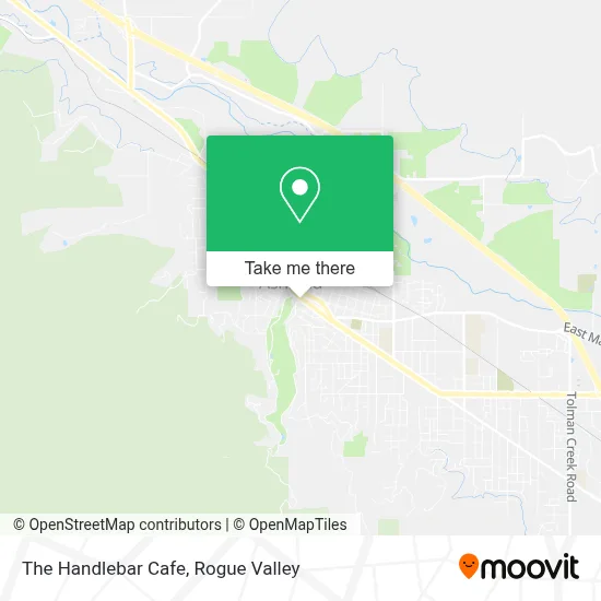The Handlebar Cafe map