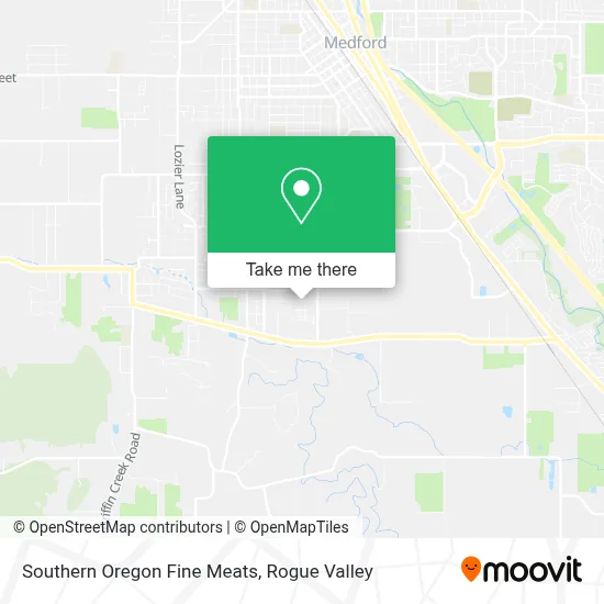 Southern Oregon Fine Meats map