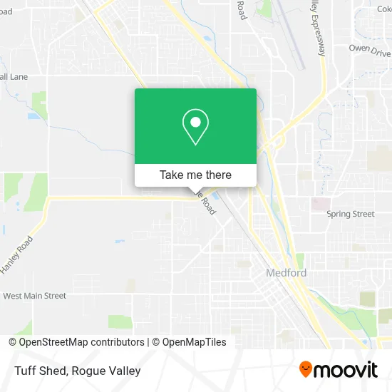 Tuff Shed map