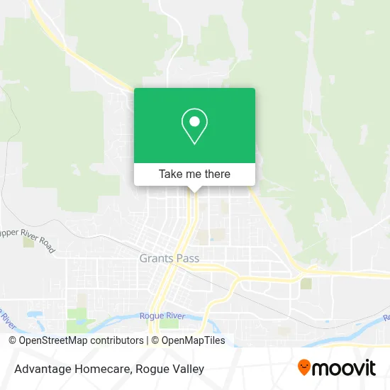 Advantage Homecare map