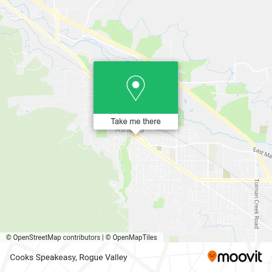 Cooks Speakeasy map