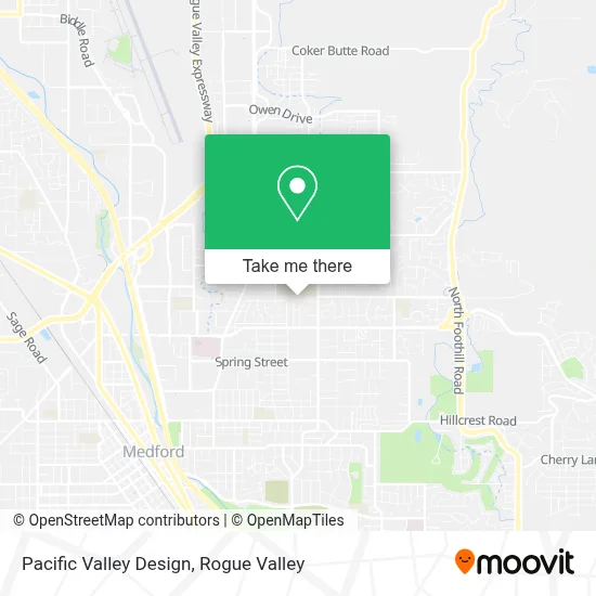 Pacific Valley Design map