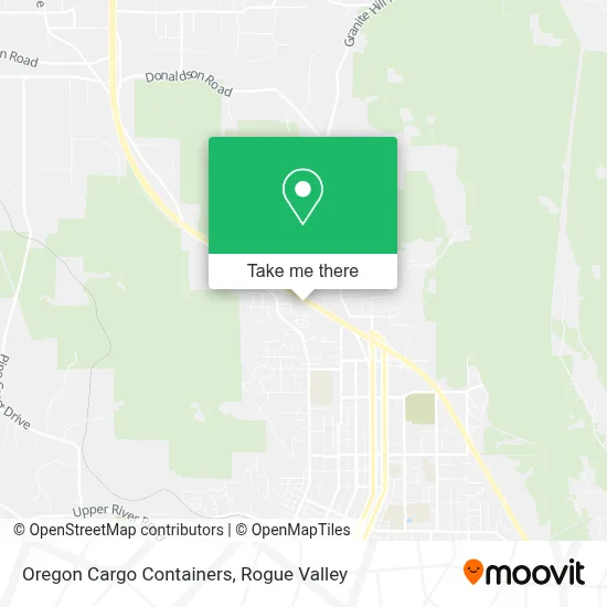 Oregon Cargo Containers map