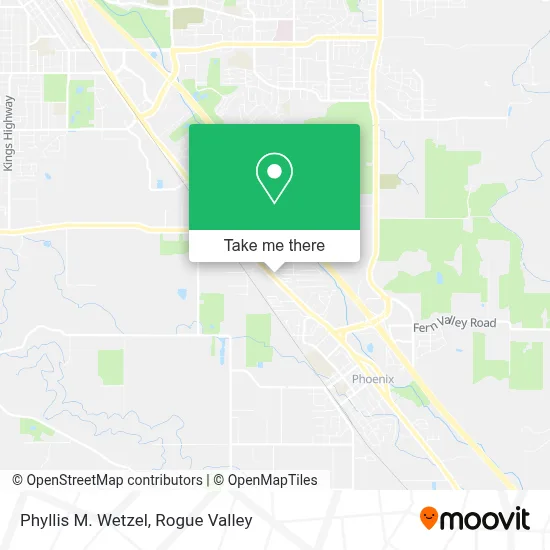 Phyllis M. Wetzel map