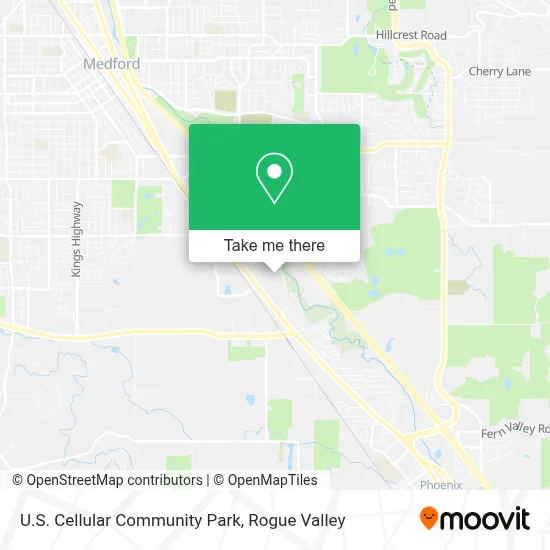 U.S. Cellular Community Park map