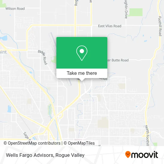 Wells Fargo Advisors map
