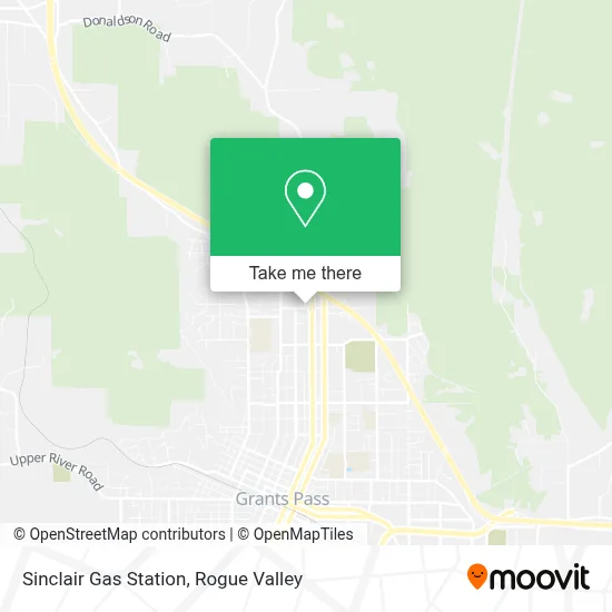 Sinclair Gas Station map