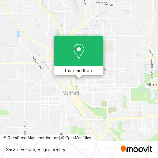 Sarah Iverson map