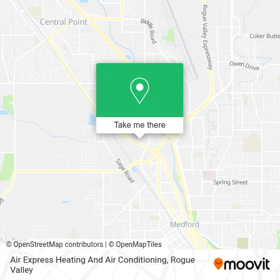 Air Express Heating And Air Conditioning map