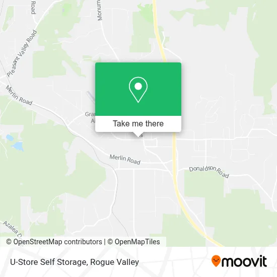 U-Store Self Storage map