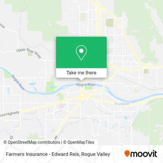 Farmers Insurance - Edward Reis map