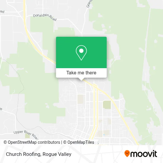 Church Roofing map