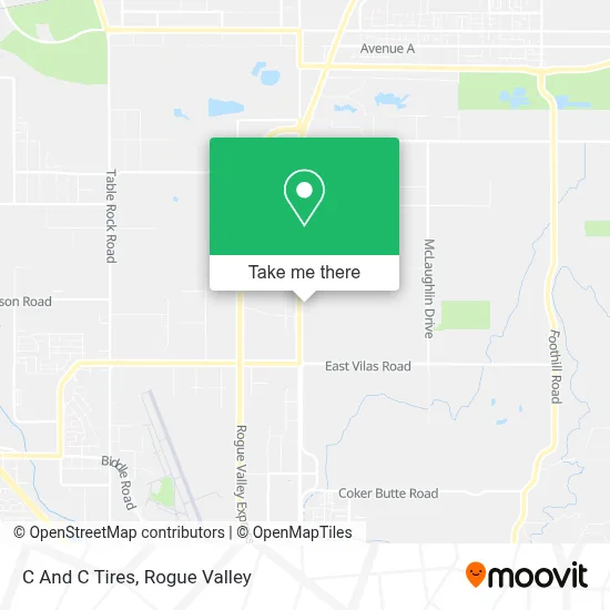 C And C Tires map