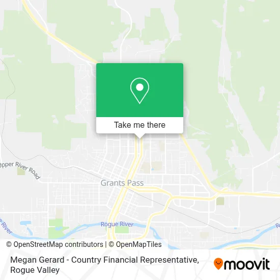Megan Gerard - Country Financial Representative map