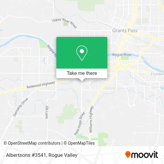 Albertsons #3541 map