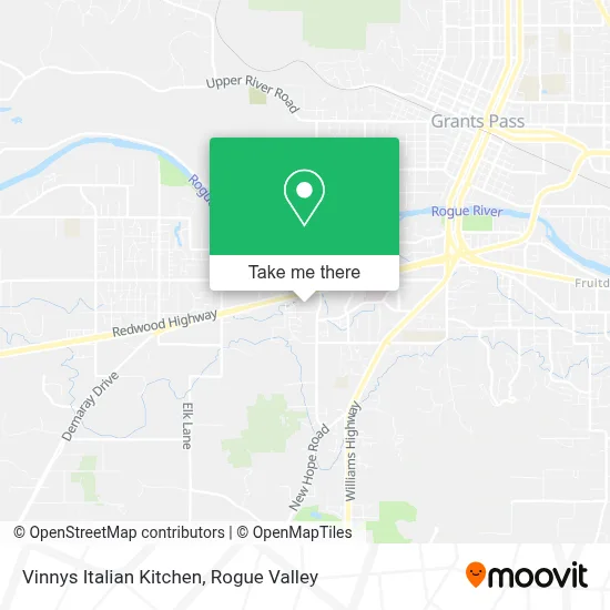 Vinnys Italian Kitchen map