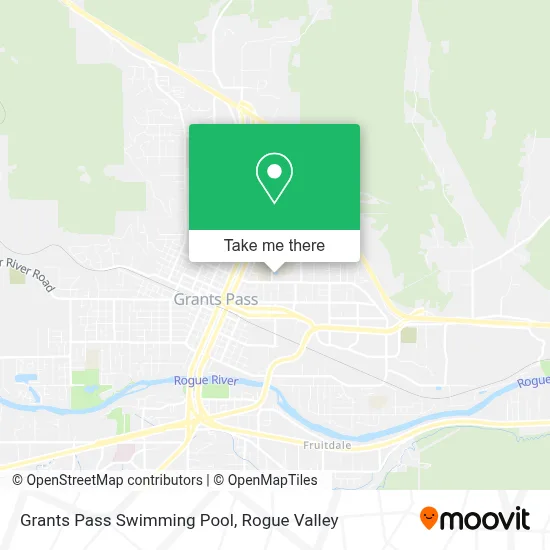 Grants Pass Swimming Pool map