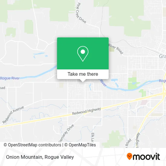 Onion Mountain map