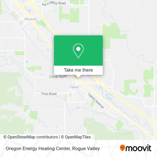 Oregon Energy Healing Center map