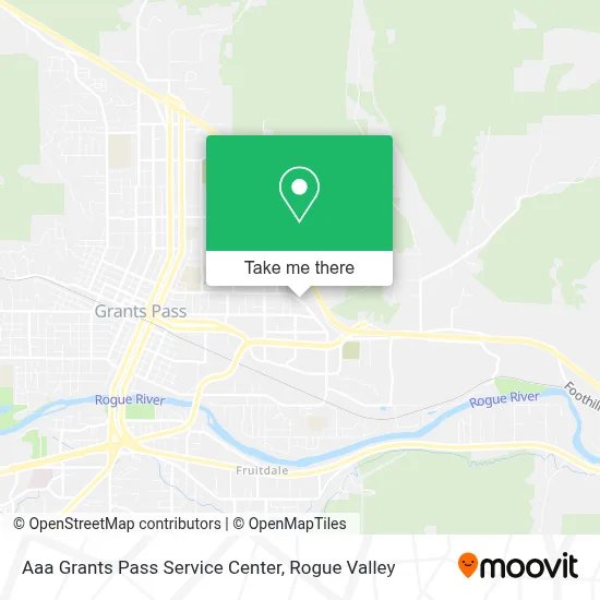 Aaa Grants Pass Service Center map