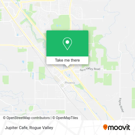 Jupiter Cafe map