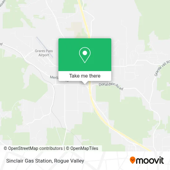 Sinclair Gas Station map